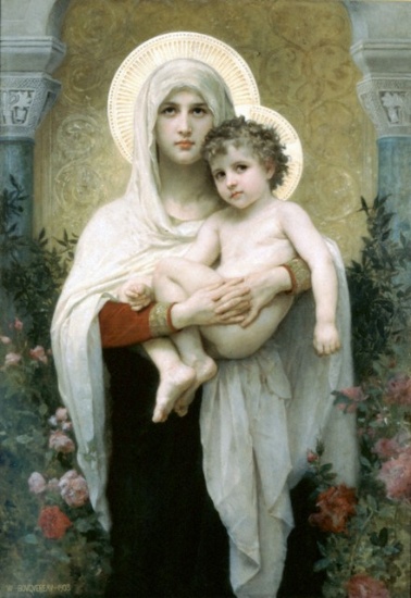 William Bouguereau - The Madonna of the Roses