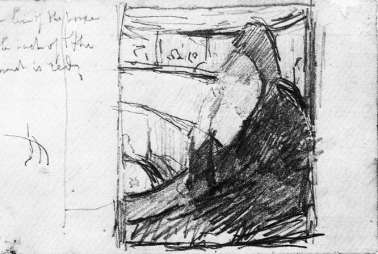 Mary Cassatt - Sketch (In The Opera)