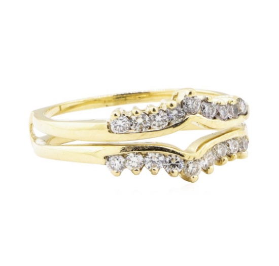 0.70 ctw Diamond Ring Guard - 14KT Yellow Gold