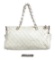 Chanel White Ultimate Soft Leather Sombrero Bowler Bag