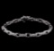 2.03 ctw Diamond Bracelet - 14KT White Gold