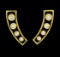 0.42 ctw Diamond Earrings - 18KT Yellow Gold