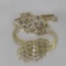 0.64 ctw Diamond Cluster Ring - 14KT Yellow Gold