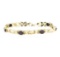 6.00 ctw Sapphire Bracelet - 10KT Yellow Gold