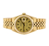 Rolex Oyster Perpetual Datejust Wrist Watch - 18KT Yellow Gold