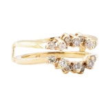 0.50 ctw Diamond Ring Guard - 14KT Yellow Gold