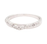 0.3 ctw Diamond Ring - 14KT White Gold