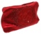 Chanel Red Satin Embellished Camellia Clutch Shoulder Bag