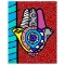 Hamsa Red Up by Britto, Romero