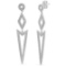 14k Gold 0.77CTW Diamond Earrings, (I1-I2/H-I)