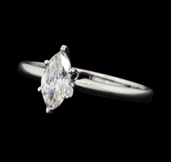 0.53 ctw Diamond Wedding Ring - 14KT White Gold