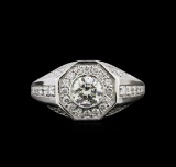 1.64 ctw Diamond Ring - 14KT White Gold