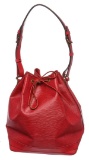 Louis Vuitton Red Epi Leather Noe GM Drawstring Shoulder Bag