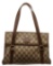 Gucci Brown GG Supreme Leather Vintage Tote Bag