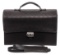 Chanel Black Caviar Leather Boy Briefcase Bag