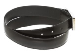 Louis Vuitton Black Leather Ceinture Mirage Belt 90