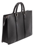 Louis Vuitton Black Taiga Leather Lozan Briefcase Bag