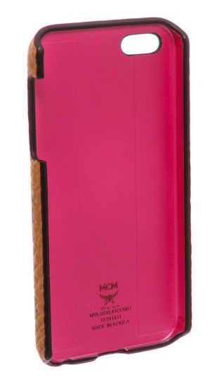 MCM Cognac Visetos Coated Canvas Rabbit iPhone 5 Hard Case