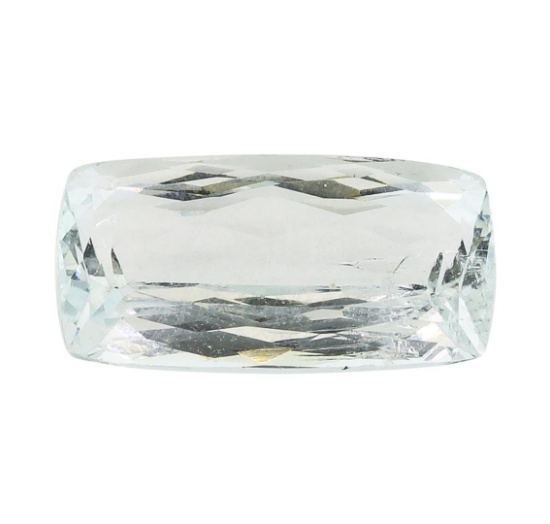 6.69 ct.Natural Cushion Cut Aquamarine