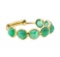 2.47 ctw Emerald Adjustable Ring - 18KT Yellow Gold