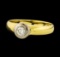 0.30 ctw Diamond Ring - 14KT Yellow and White Gold