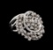 14KT White Gold 0.62 ctw Diamond Ring