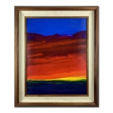 Painted Sunset by Wyland Original