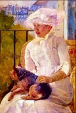 Mary Cassatt - Woman With A Dog