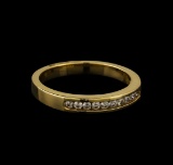 0.18 ctw Diamond Band Ring - 14KT Yellow Gold