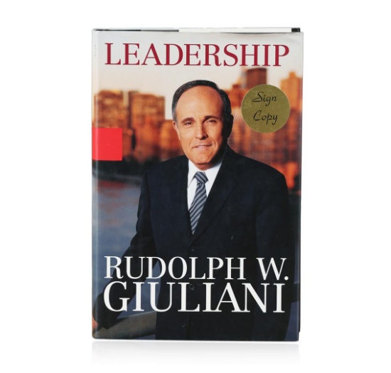 Signed Copy of Leadership by Rudolph W. Giuliani