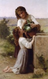 William Bouguereau - At the Fountain