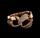 0.41 ctw Diamond Ring - 14KT Rose Gold