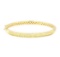4.10 ctw Yellow Sapphire Bangle Bracelet - 18KT Yellow Gold