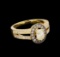 14KT Yellow Gold 0.95 ctw Diamond Unity Ring