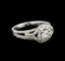 14KT White Gold 1.17 ctw Diamond Ring