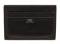 Hermes Black Leather Citizen Twill Card Holder