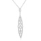 18k White Gold 1.15CTW Diamond Pendant, (SI1 /G-H)