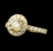 1.66 ctw Diamond Ring - 14KT Yellow Gold