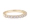 0.50 ctw Diamond Band - 14KT Yellow Gold