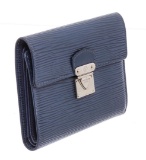 Louis Vuitton Blue Epi Leather Koala Wallet