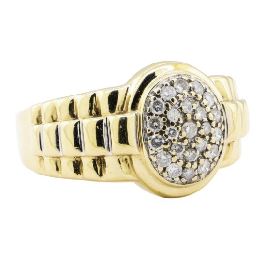 0.50 ctw Diamond Ring - 10KT Yellow Gold