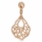 14k Rose Gold 0.57CTW Diamond Pendant, (I1/H)