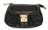 Louis Vuitton Black Suhali Leather Le Mignon Pouch Bag