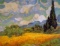 Van Gogh - Cypresses