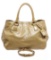 Prada Beige Patent Leather Expandable Two-Way Shoulder Bag