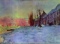 Claude Monet - Lava Court - Sunshine and Snow