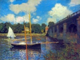 Claude Monet - The Road Bridge, Argenteuil