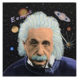 Einstein by Steve Kaufman (1960-2010)