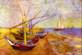 Van Gogh - Boats Of Saintes-Maries