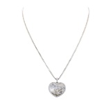 0.86 ctw Diamond and Mother of Pearl Pearl Enhancer And Chain - 14KT White Gold
